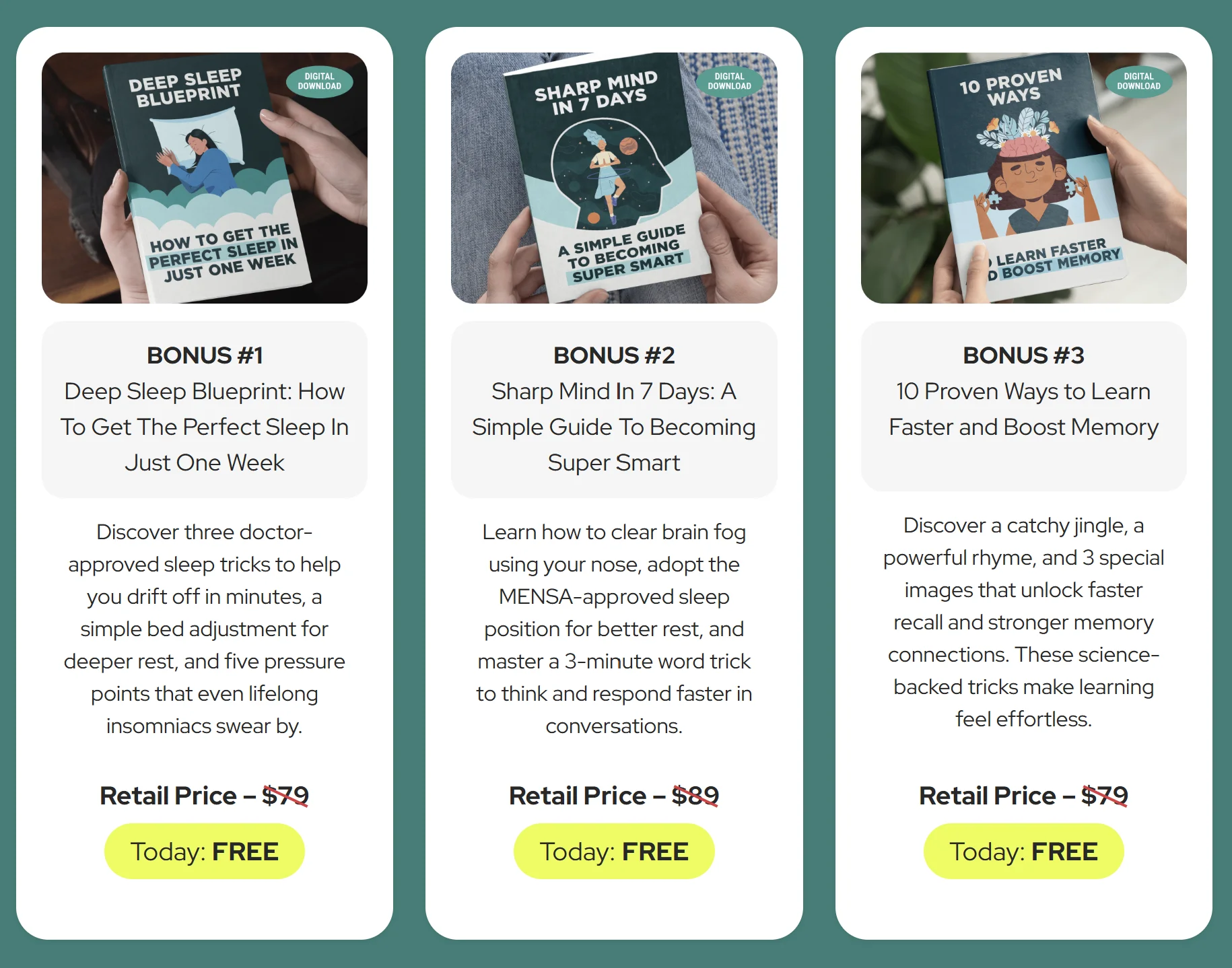 Synaptigen Free Bonus eBooks